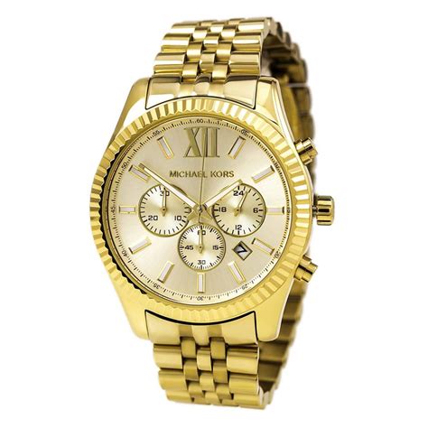 cheap michael kors watches men gold|michael kors lexington watch men's.